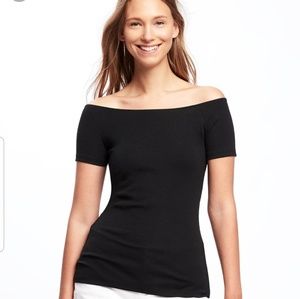 Classic fit off the shoulder tops.